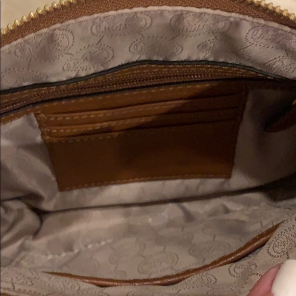 Pre-owned beautiful Crossbody Purse in camel color - Picture 3 of 5